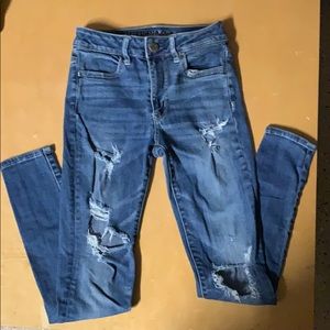 American Eagle Outfitters Blue High Rise Jegging